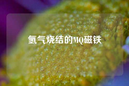 氢气烧结的MQ磁铁