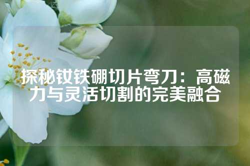 探秘钕铁硼切片弯刀：高磁力与灵活切割的完美融合